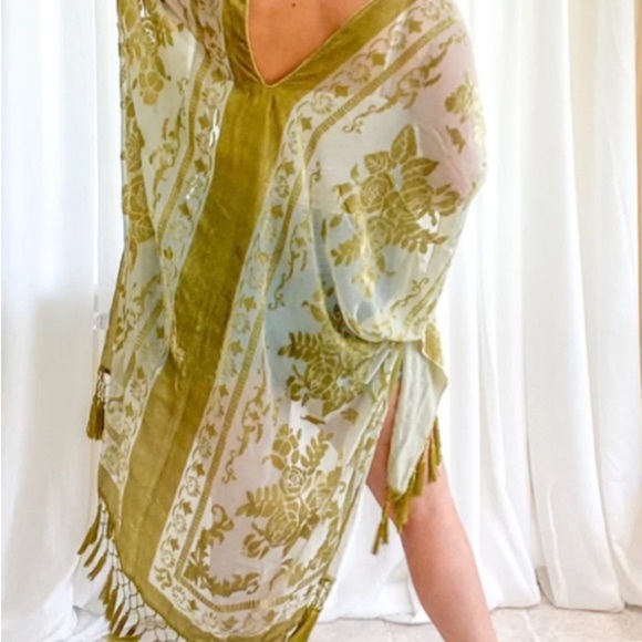 Three Bird Nest / CRUSHIN' ON YOU VELVET KIMONO onesize - Picture 9 of 12